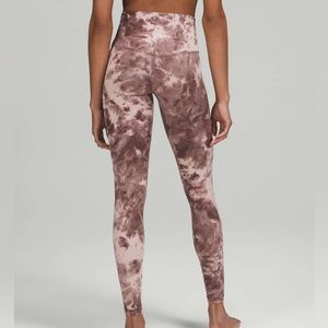 Lululemon align 25” space diamond tie dye